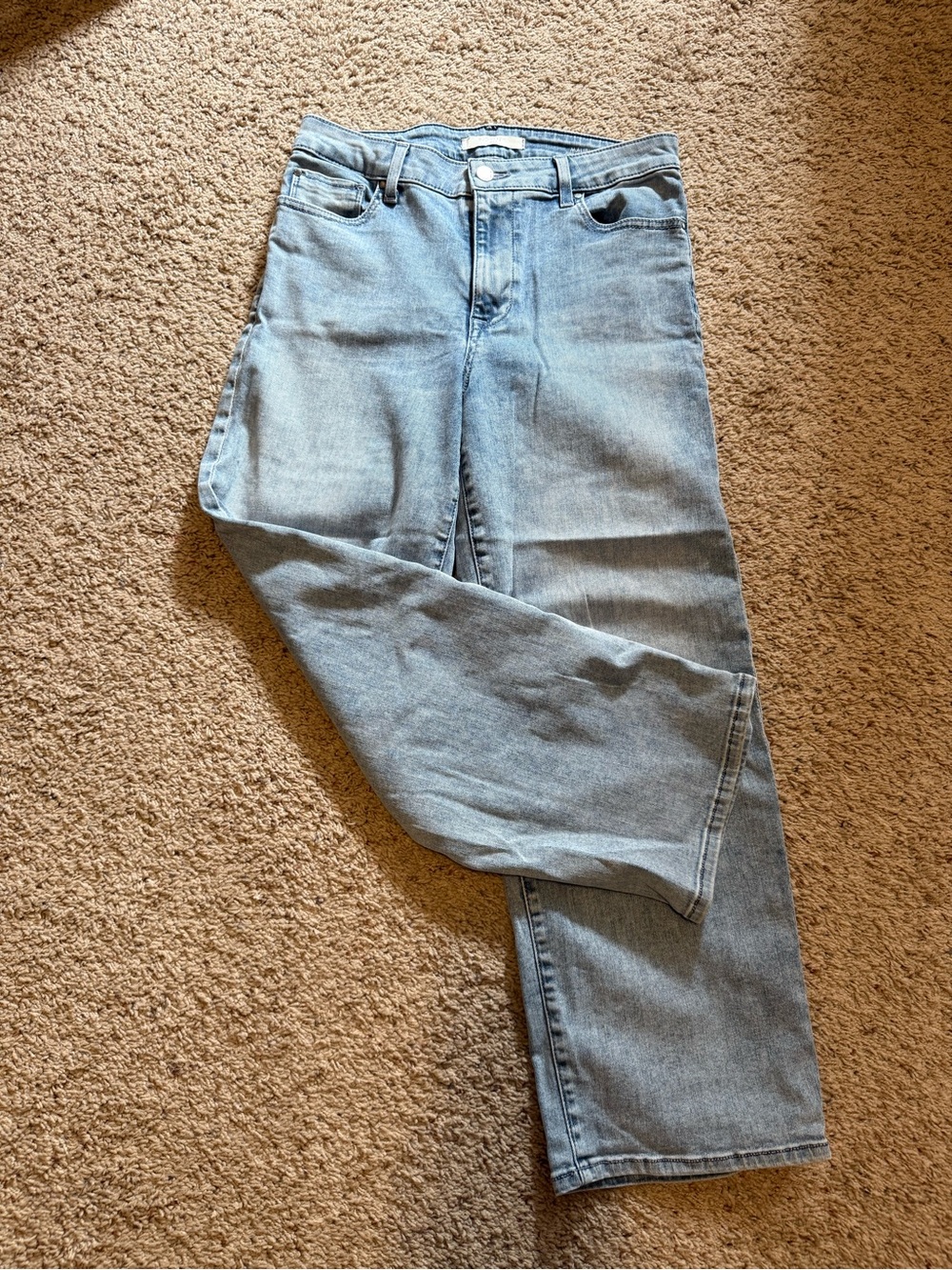 Fidelity Women’s Light Wash Malibu High-Waisted Wide leg Crop Jeans